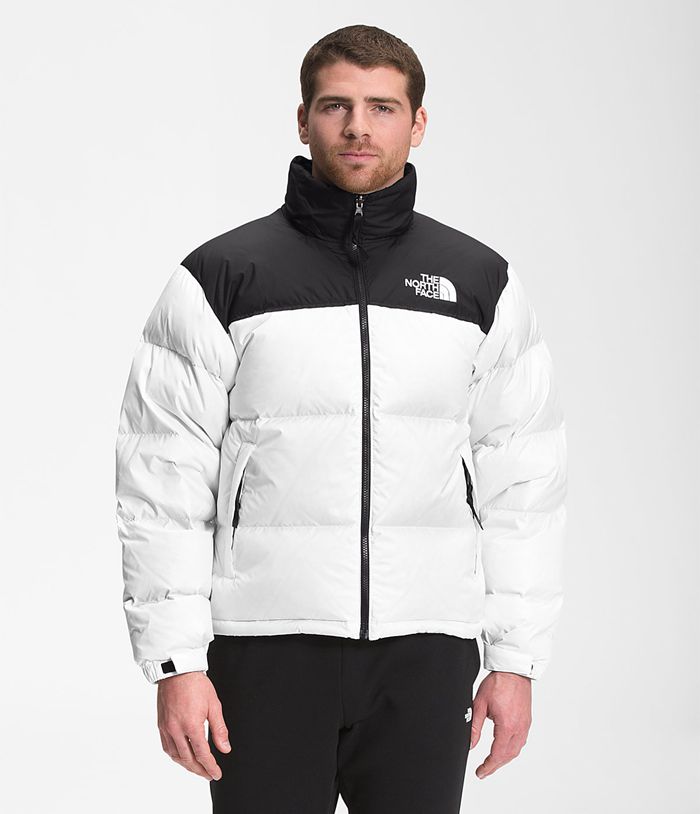 The North Face Winterjas Heren 1996 Retro Nuptse ZNWO63127 - Wit/Zwart